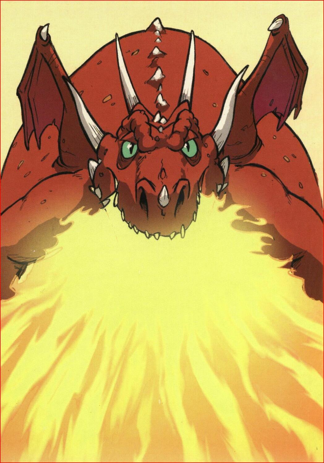 Red Hot Silly Dragon Artwork