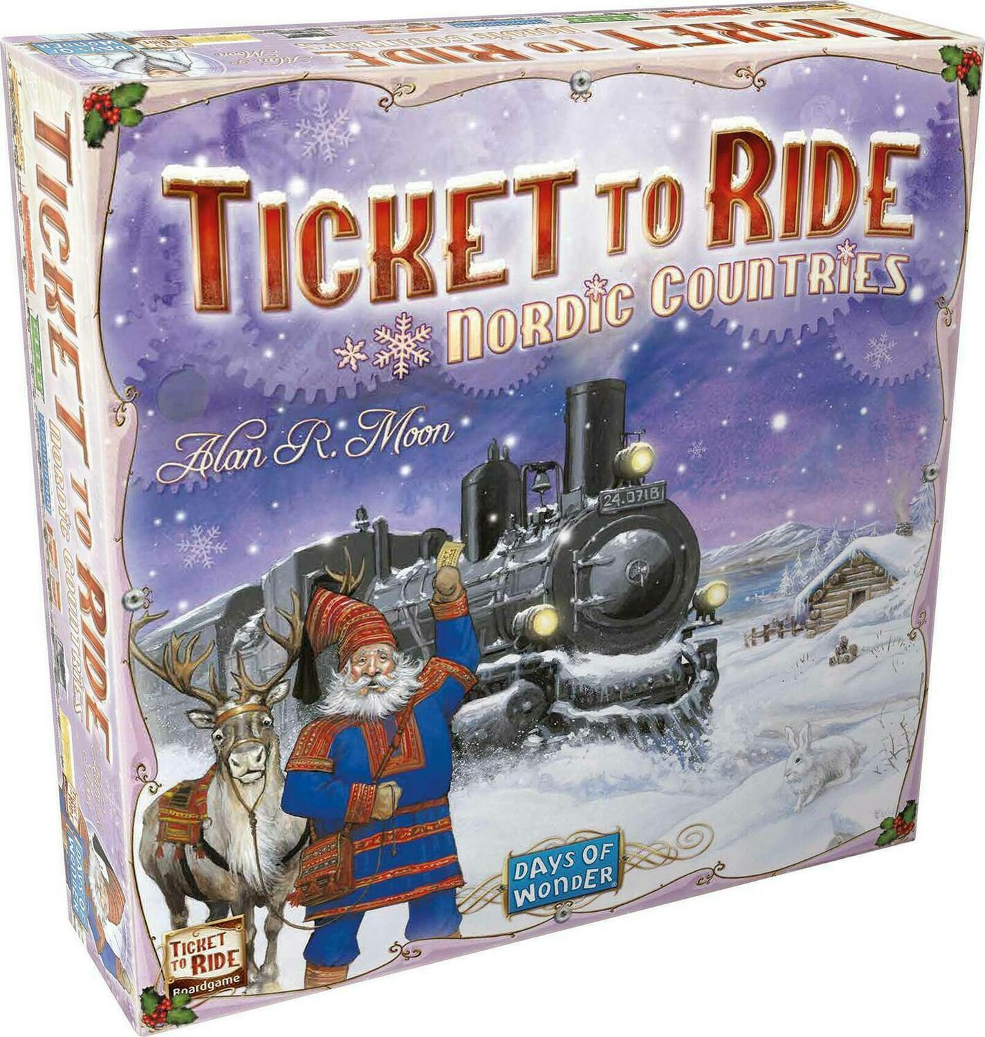 Ticket to Ride: Nordic Countries Cover 3d
