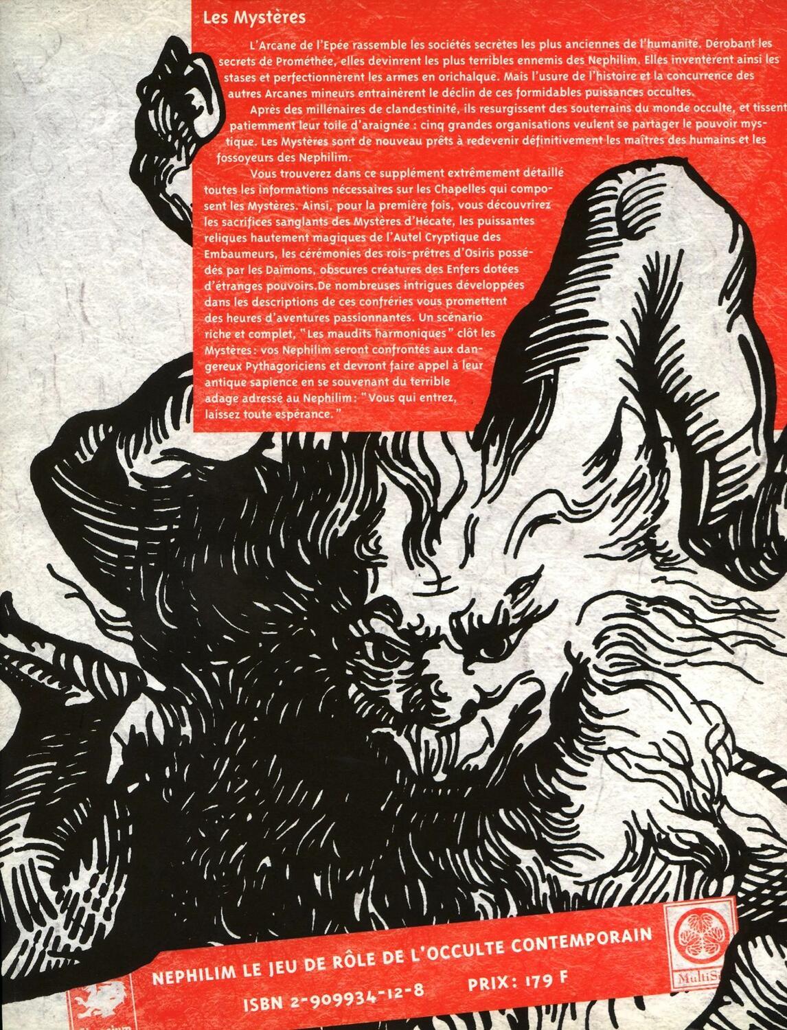 Nephilim: Les Mystères Back