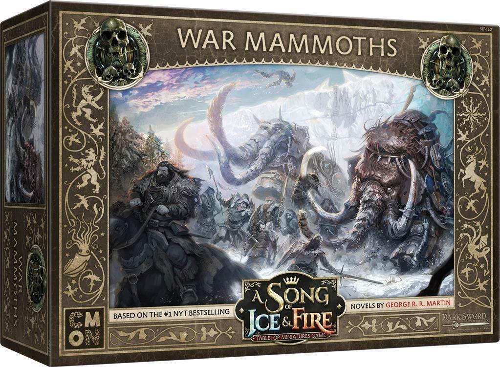 Le Trône de Fer: Le Jeu de Figurines - Mammouths de Guerre Cover 3d