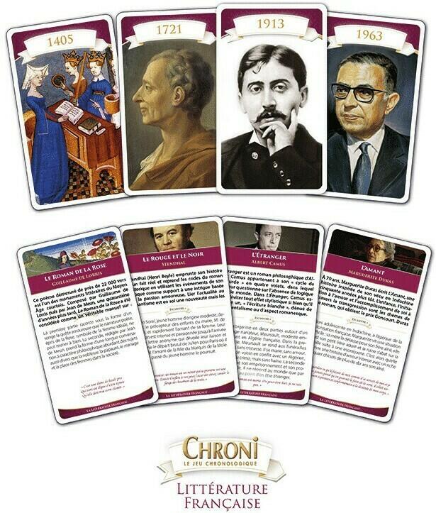 Chroni: Littérature Française Cartes