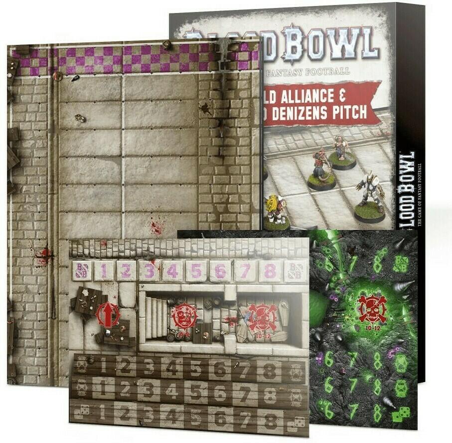 Blood Bowl: The Game of Fantasy Football - Old World Alliance & Underworld Denizens Pitch Eclate
