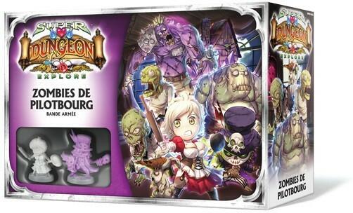 Super Dungeon Explore: Bandes Armées - Zombies de Pilotbourg Cover 3d