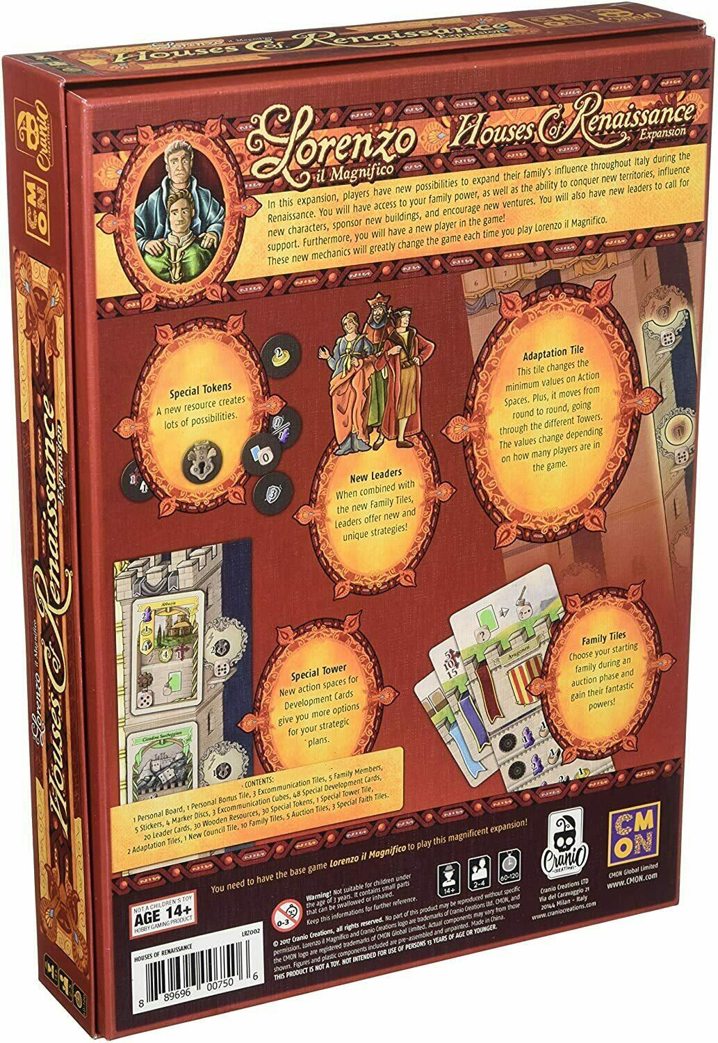 Lorenzo il Magnifico: Houses of Renaissance Back 3d