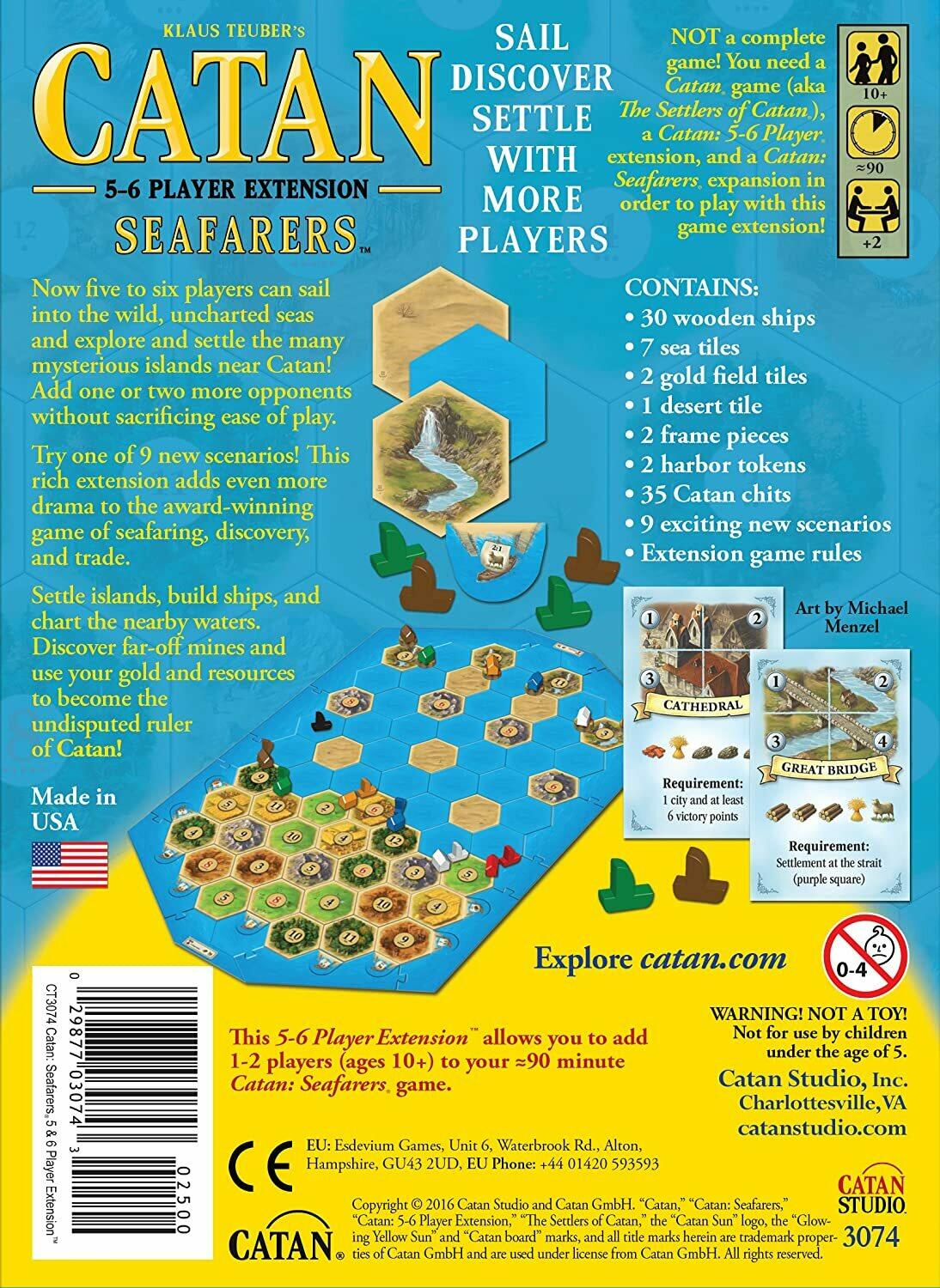 Catan: Seafarers - 5-6 Player Back