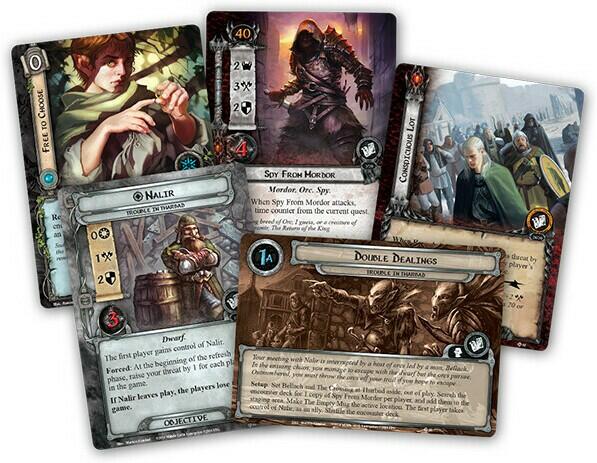Le Seigneur des Anneaux: Le Jeu de Cartes - Panique à Tharbad Cartes