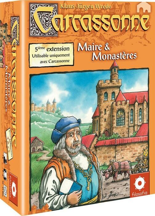 Carcassonne: Maire & Monastères 2010 Cover 3d