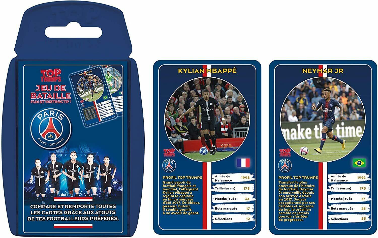 Top Trumps: Jeu de Bataille - Paris Saint Germain Eclate
