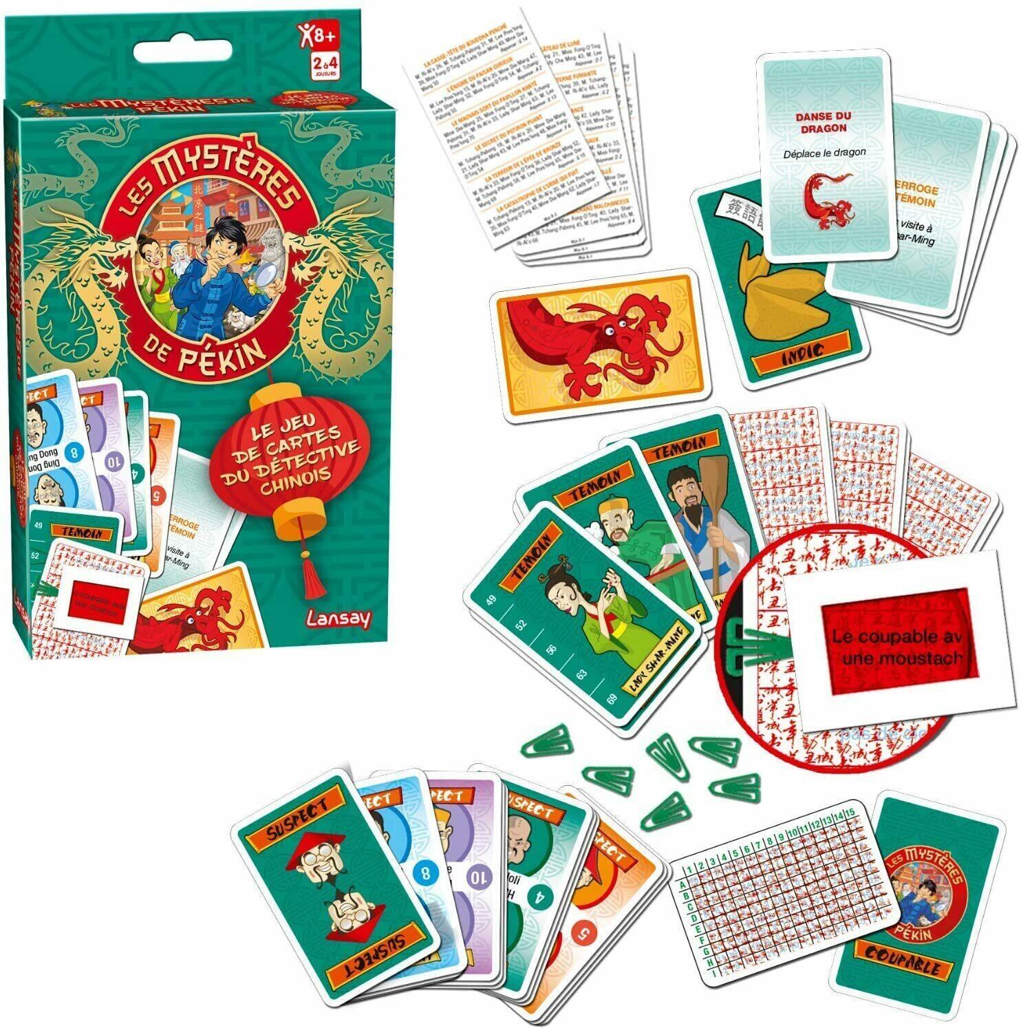 Les Mystères de Pékin: Jeu de Cartes Eclate