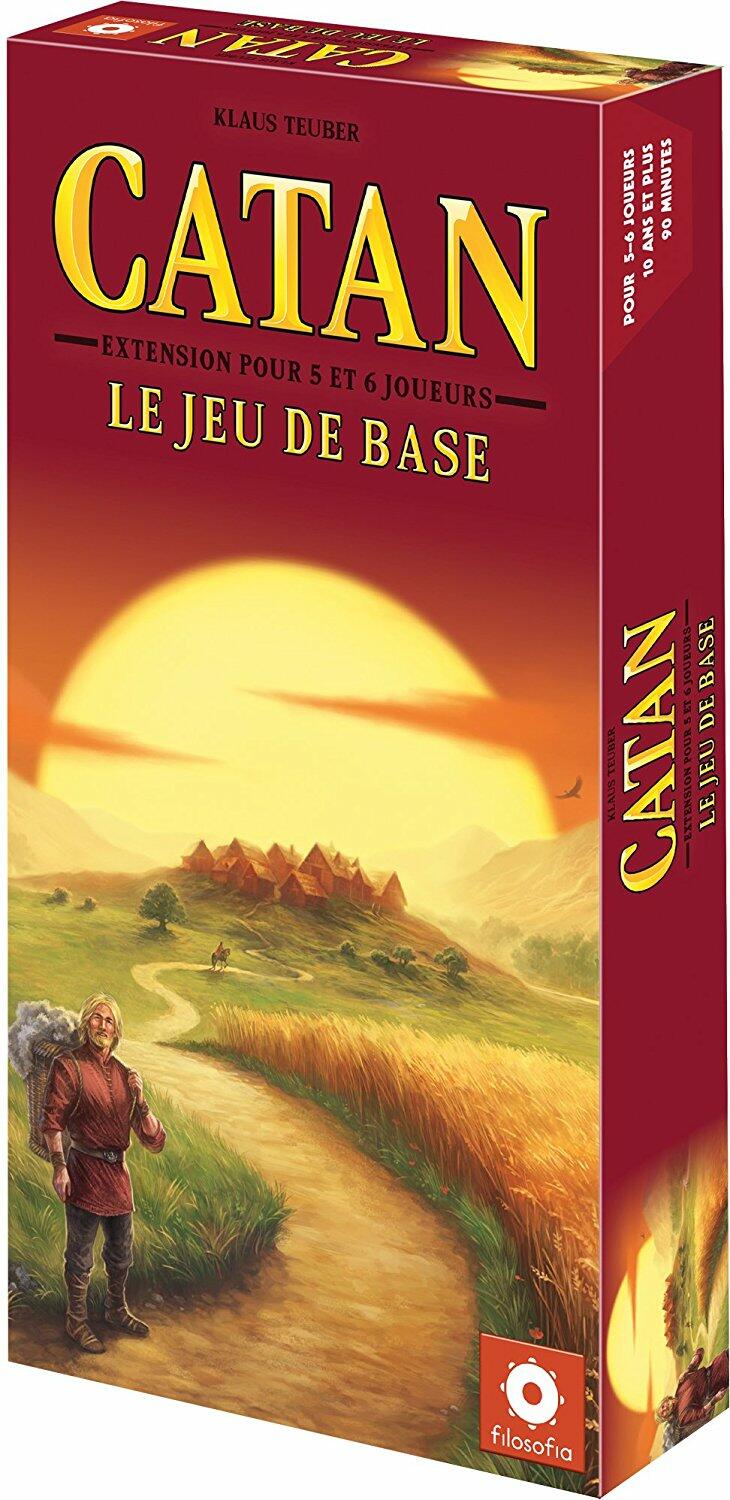 Catan: Le Jeu de Base - 5 et 6 Joueurs 2015 Cover 3d