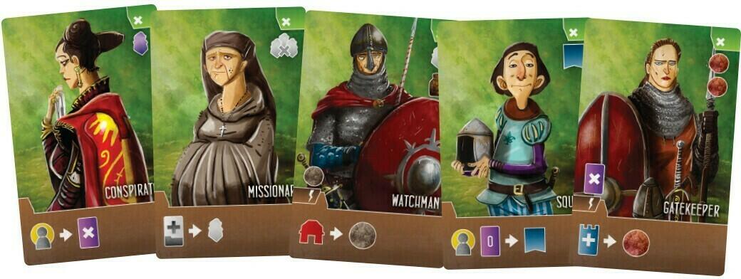 Paladins du Royaume de l'Ouest Cartes