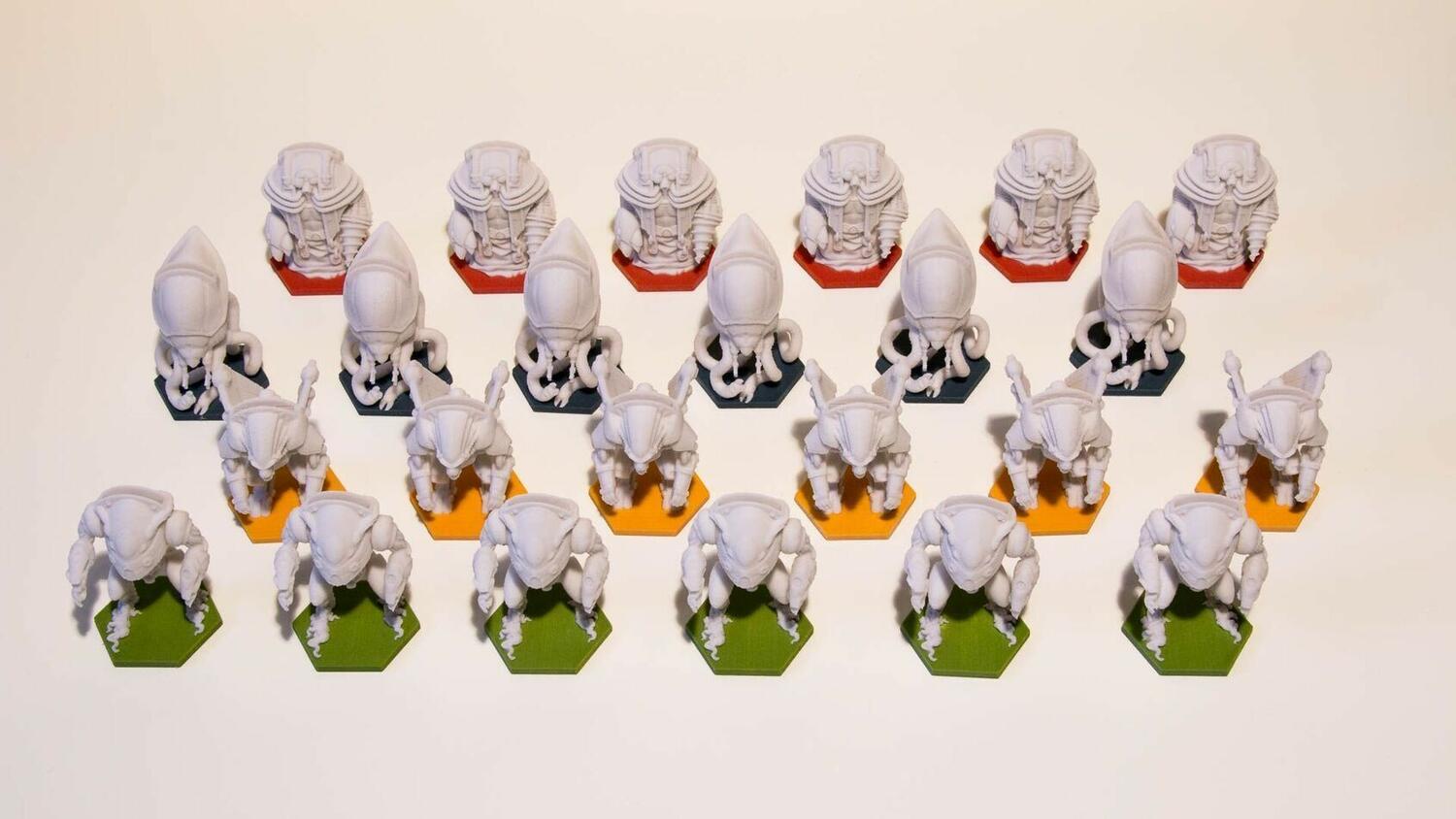 Anachrony: Figurines d'Exosquelettes Figurines