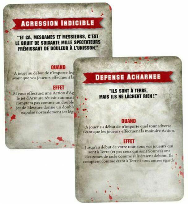 Blood Bowl: Le Jeu de Football Fantastique - Cartes Spéciales - Pack Équipe de Titans Cartes