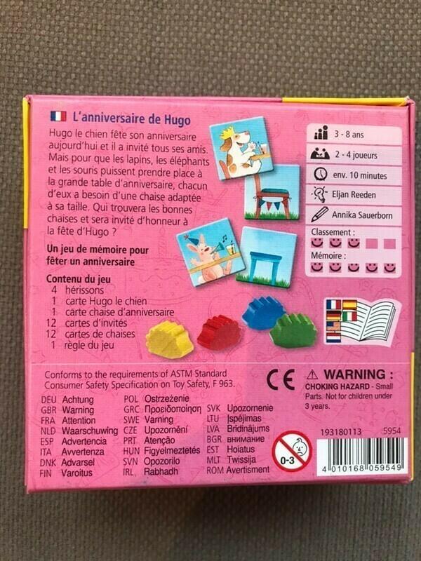 L'Anniversaire de Hugo Back