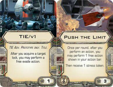 Star Wars: X-Wing - Le Jeu de Figurines - TIE de l'Inquisiteur Cartes