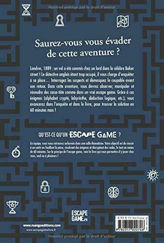 Escape Game: Enquête à Baker Street Back