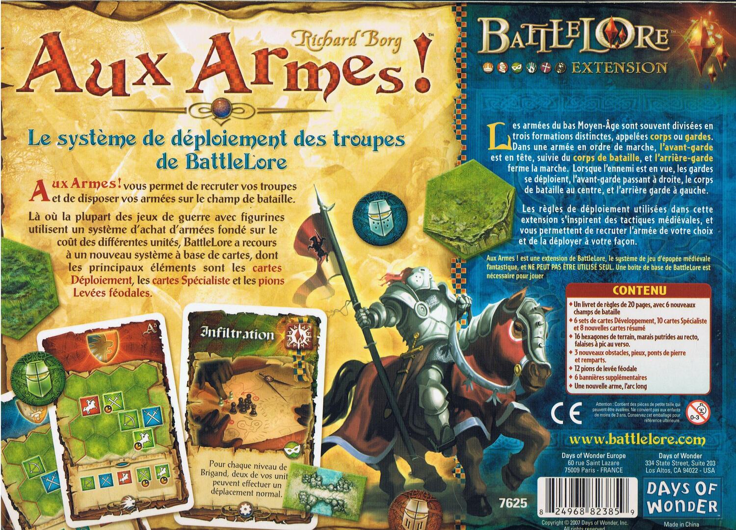 BattleLore: Aux Armes ! Back