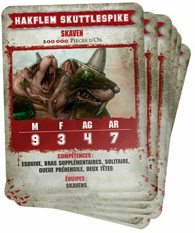 Blood Bowl: Le Jeu de Football Fantastique - Star Players - 24 Cartes de Star Players ! Cartes