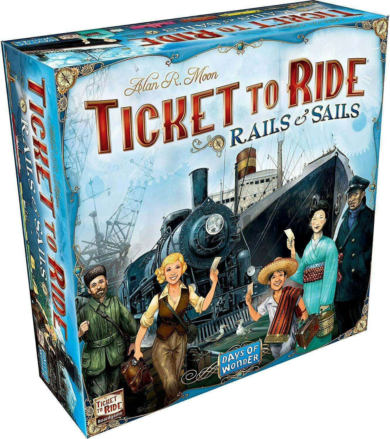 Ticket to Ride: Rails & Sails Cover 3d