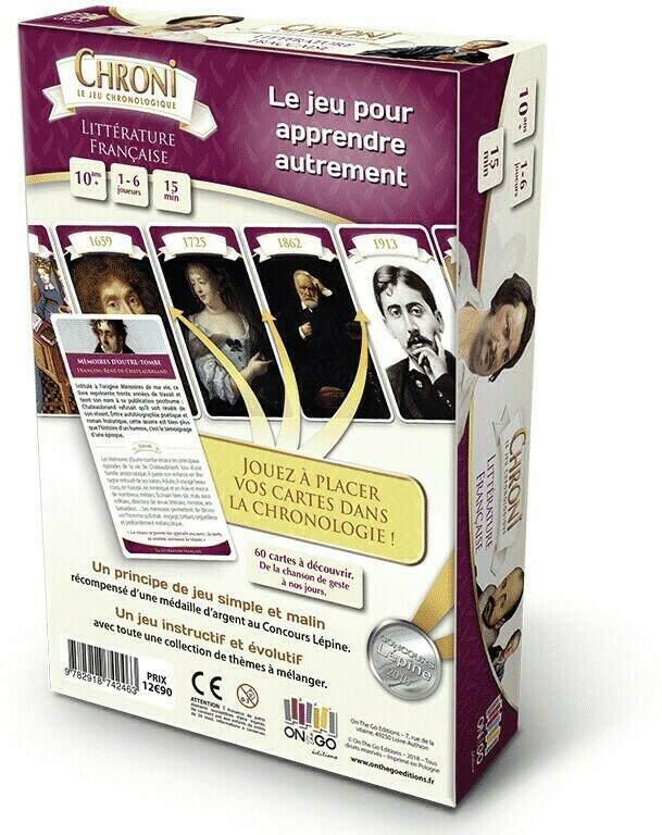 Chroni: Littérature Française Back 3d