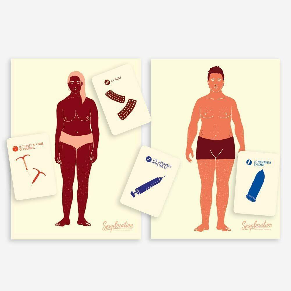 Sexploration: Nuancier Contraceptif Cartes