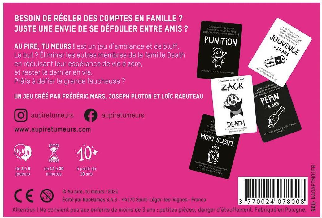 Au Pire, Tu Meurs ! Back