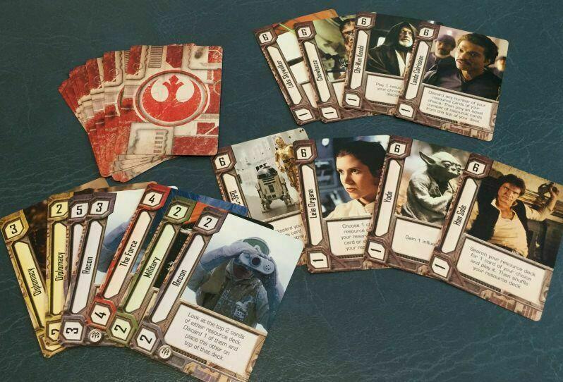 Star Wars: Empire vs Rébellion Cartes