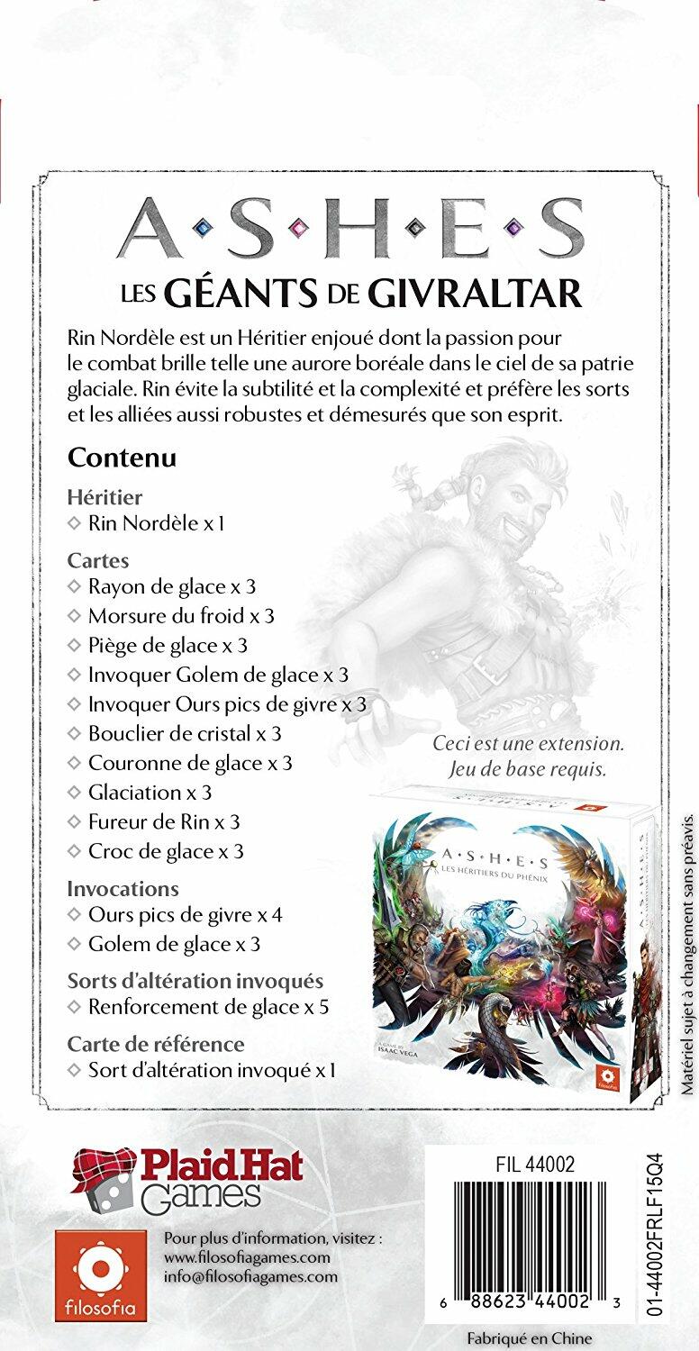 Ashes: Les Géants de Givraltar Back