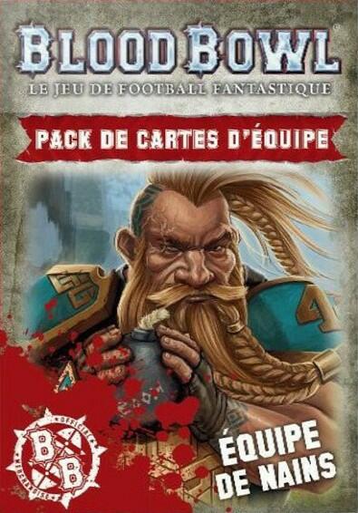 Blood Bowl: Le Jeu de Football Fantastique - Pack de Cartes d'Équipe - Équipe de Nains Cover