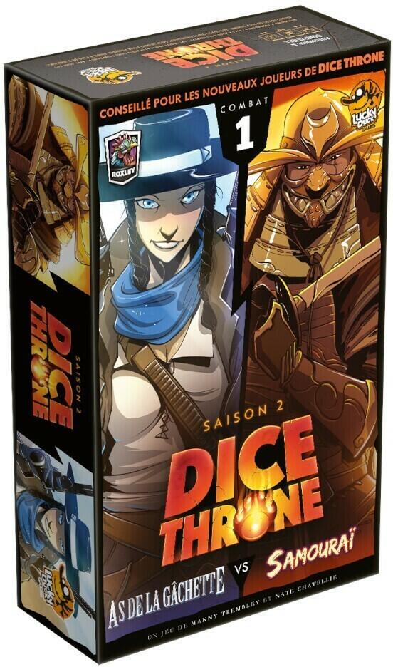 Dice Throne: Saison 2 - As de la Gâchette vs Samouraï Cover 3d