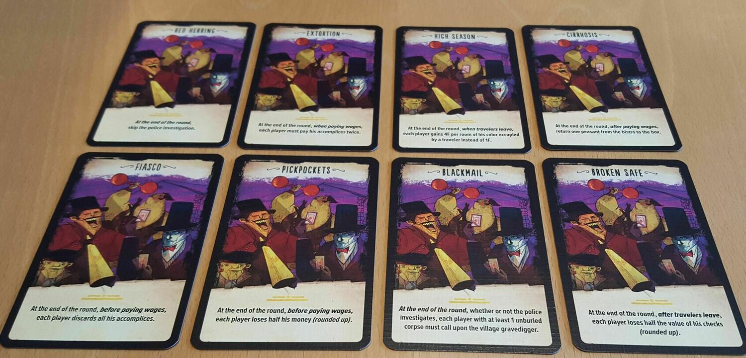 L'Auberge Sanglante: Les Forains Cartes