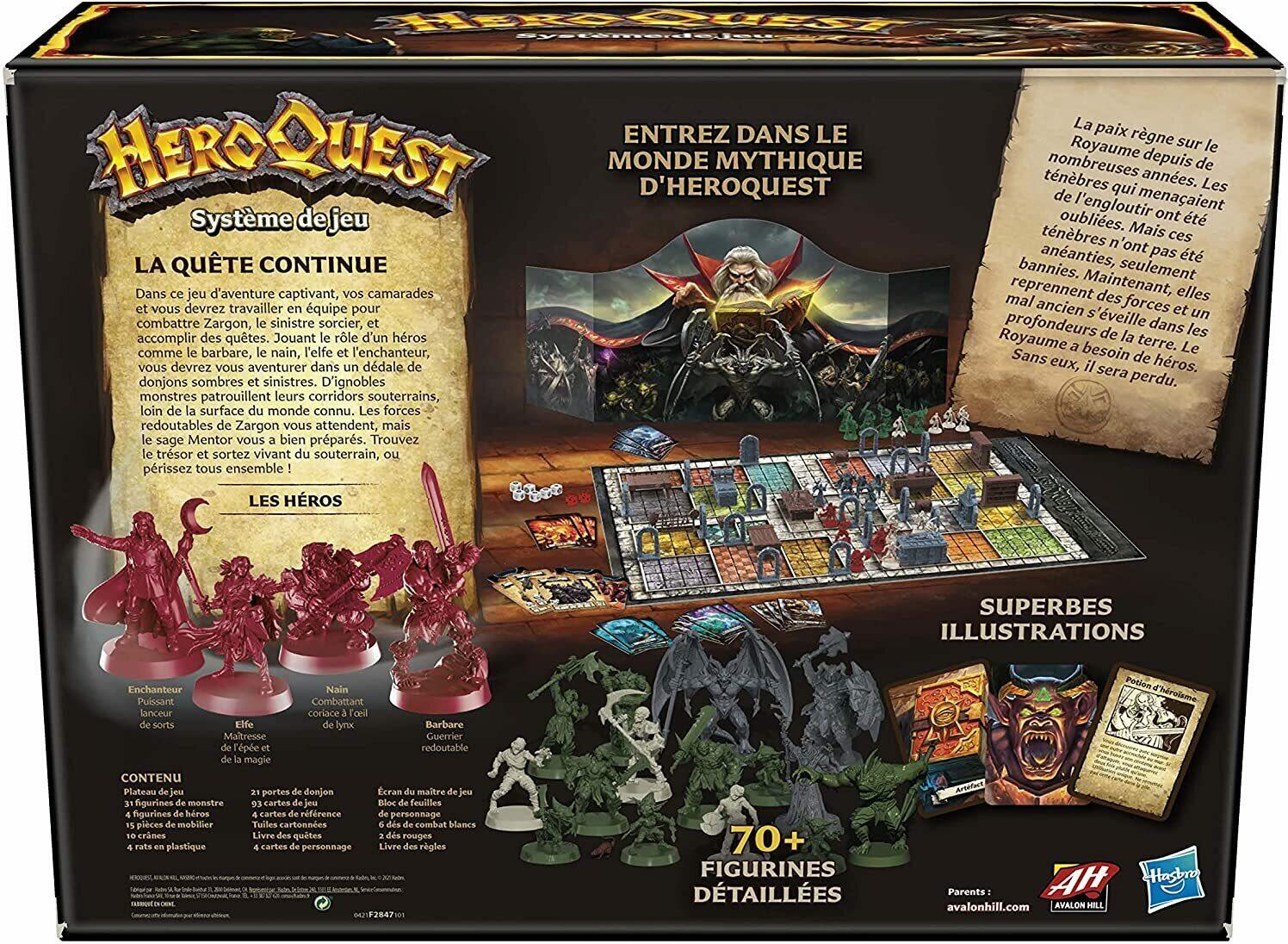 HeroQuest: Système de Jeu Back 3d