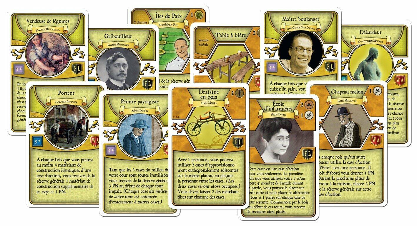 Agricola: Belgique Cartes