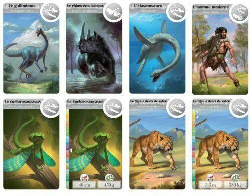 Cardline: Dinosaures Cartes