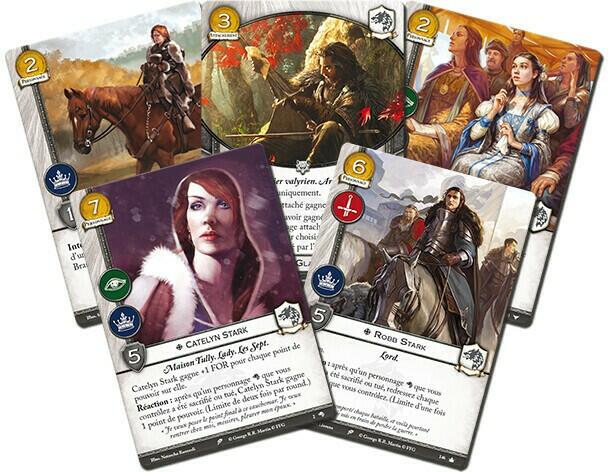Le Trône de Fer: Le Jeu de Cartes - Maison Stark Cartes