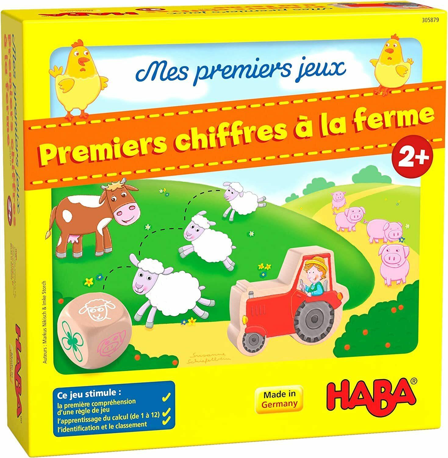 Mes Premiers Jeux: Premiers Chiffres à la Ferme 2020 Cover 3d
