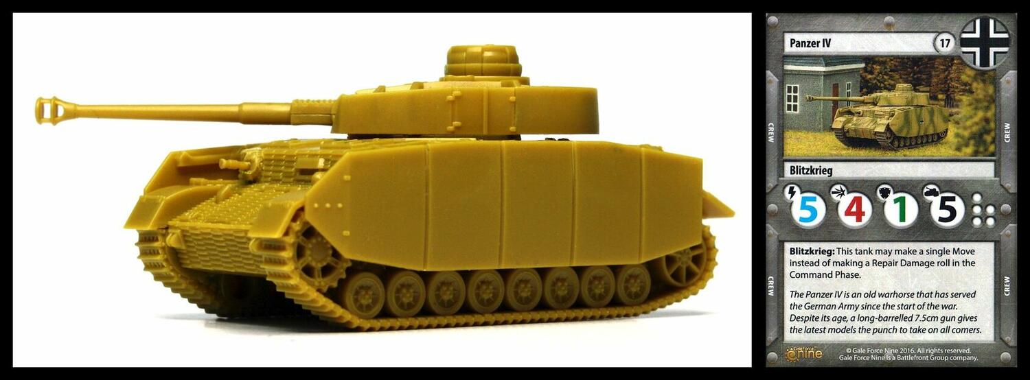 TANKS: Panzer IV Fgurine