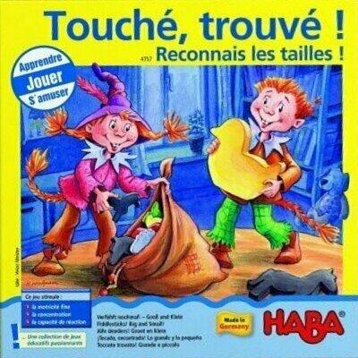 Touché Trouvé ! Reconnais les Tailles ! Cover