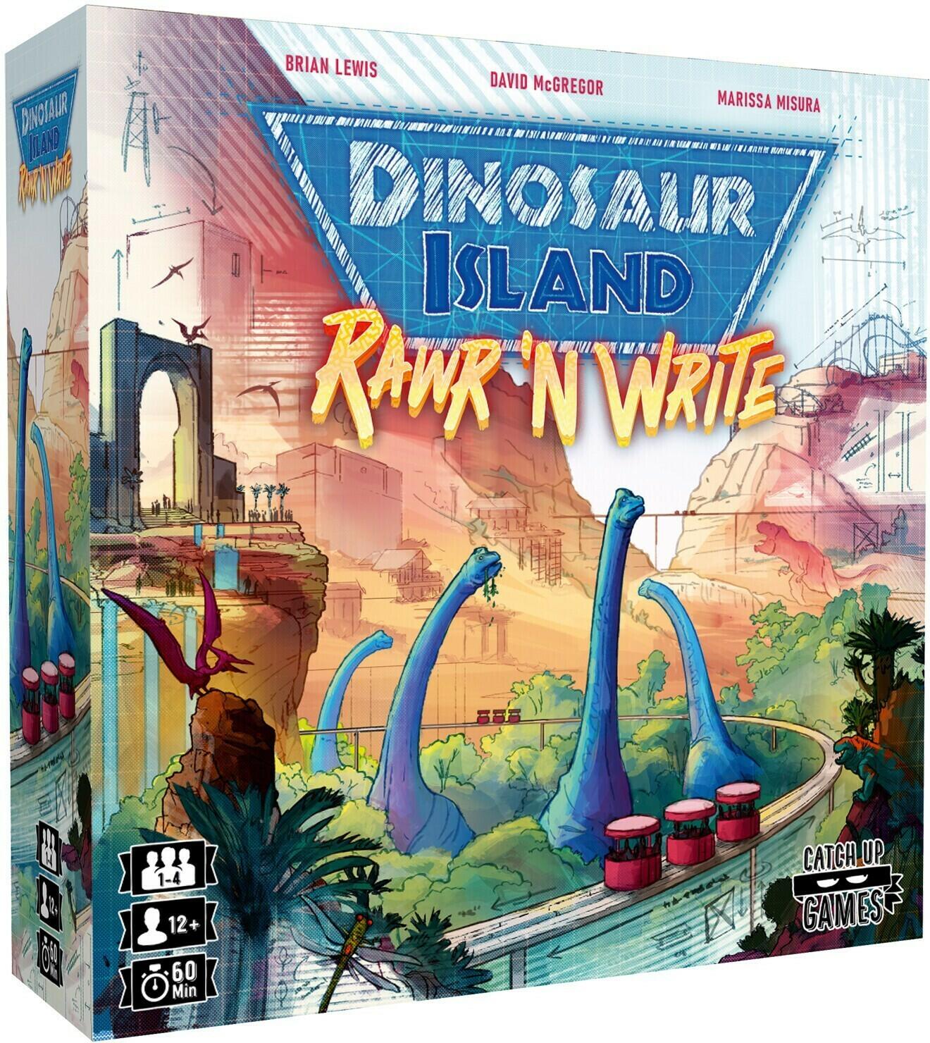 Dinosaur Island: Rawr 'n Write Cover 3d