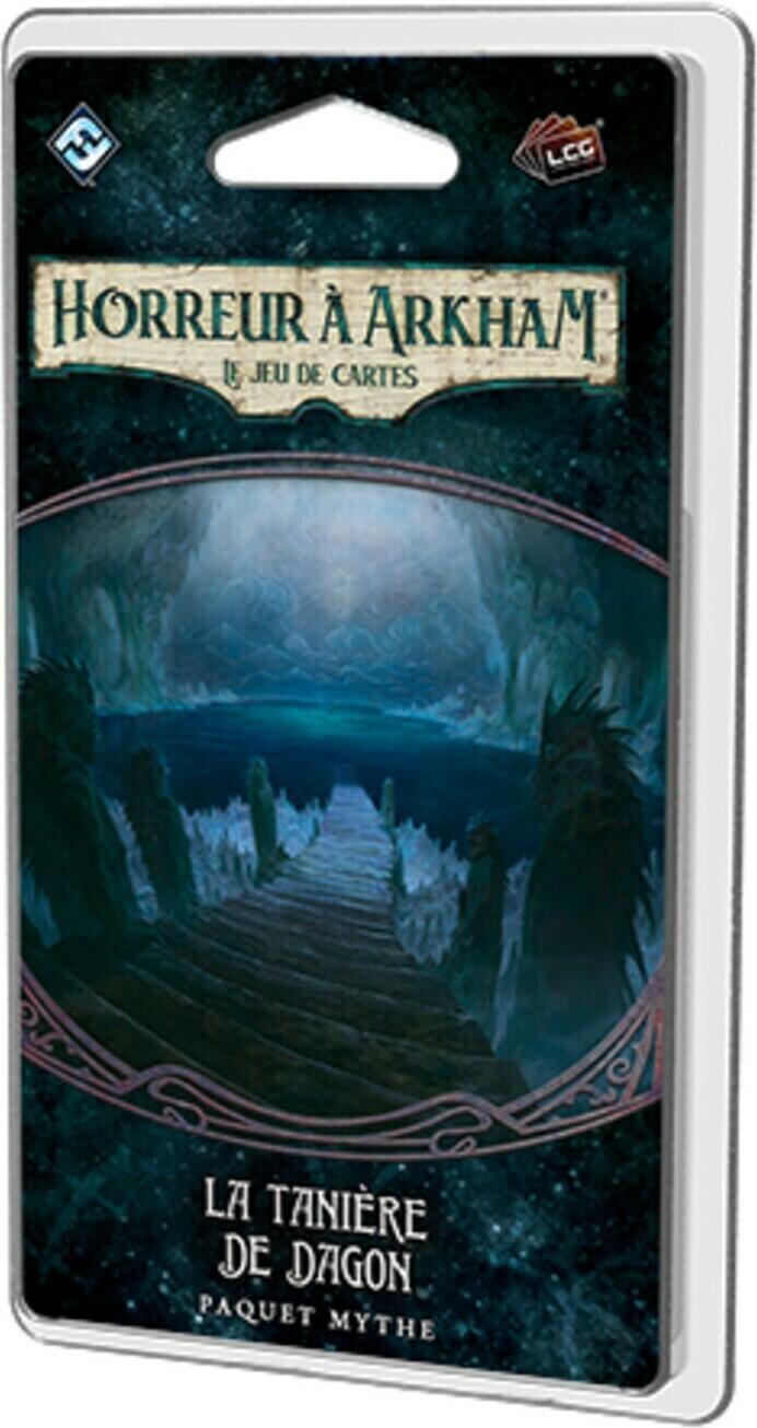 Horreur à Arkham: Le Jeu de Cartes - La Tanière de Dagon Cover 3d
