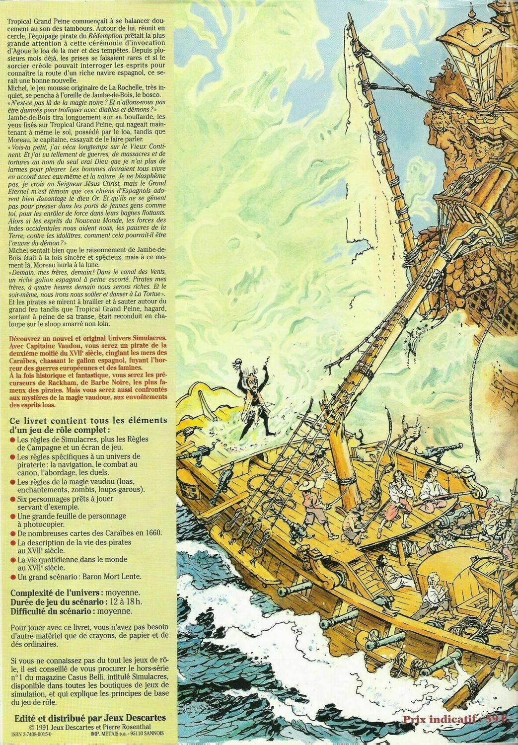 Capitaine Vaudou Back