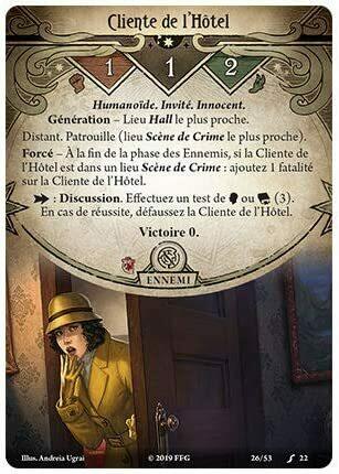 Horreur à Arkham: Le Jeu de Cartes - Meurtre à l’Hôtel Excelsior Carte