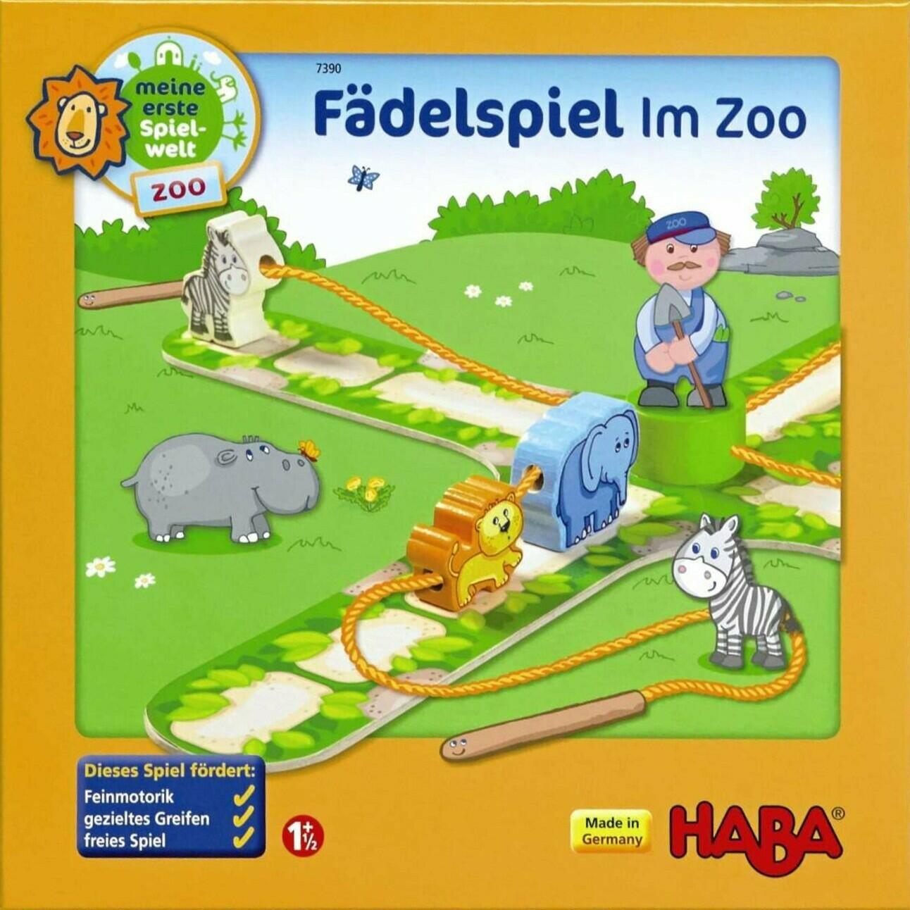 Fädelspiel: Im Zoo Cover