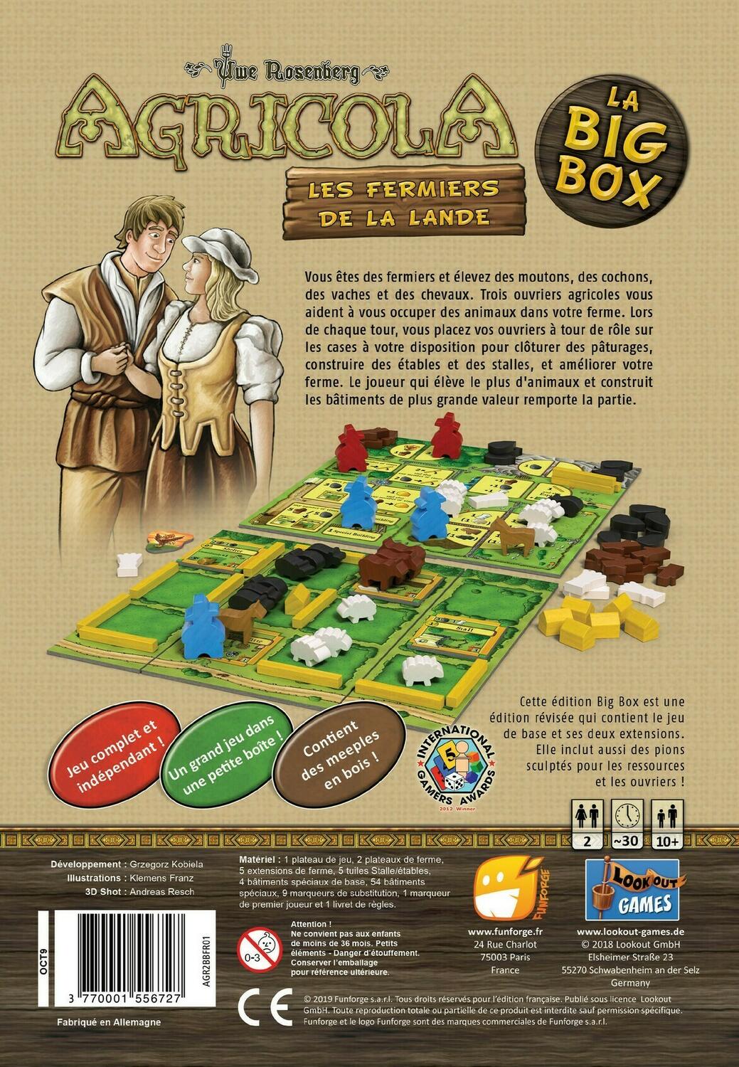 Agricola: Les Fermiers de la Lande - La Big Box Back