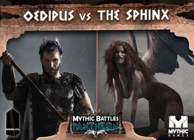 Mythic Battles: Pantheon - Oedipus Vs. the Sphinx Cover