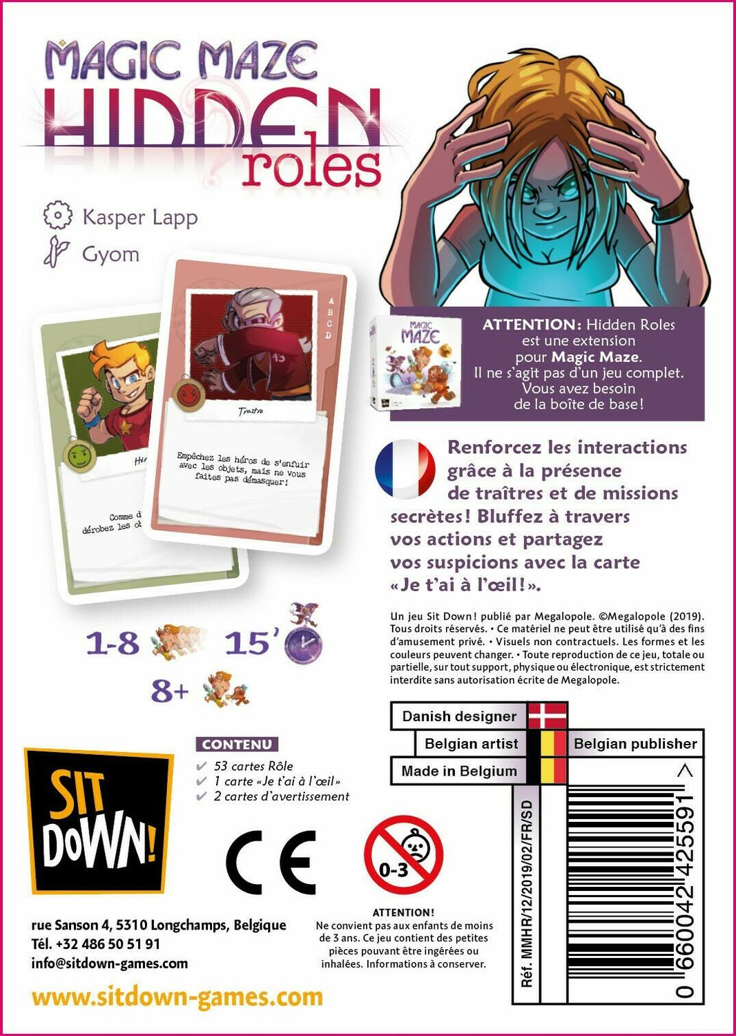 Magic Maze: Hidden Roles Back