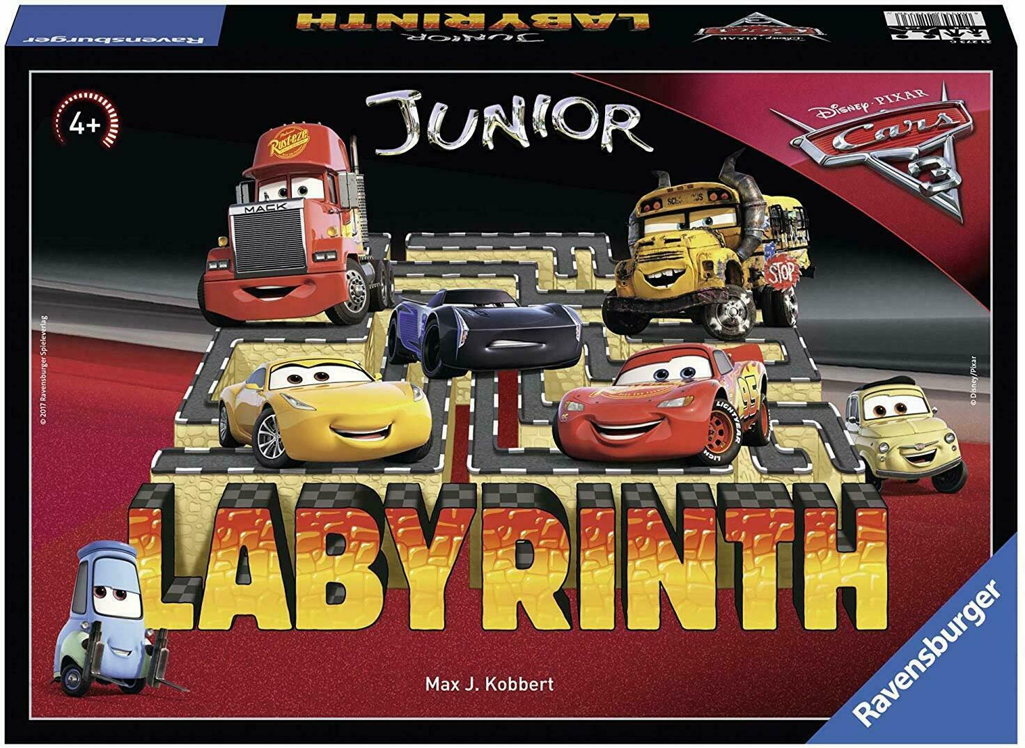 Labyrinth: Junior - Cars 3 Cover 3d