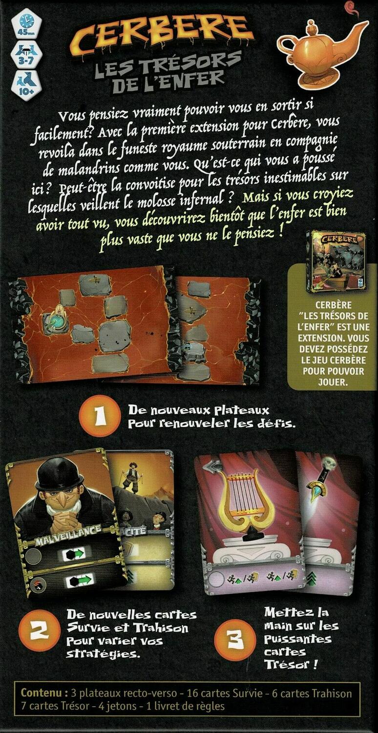 Cerbère: Les Trésors de l'Enfer Back