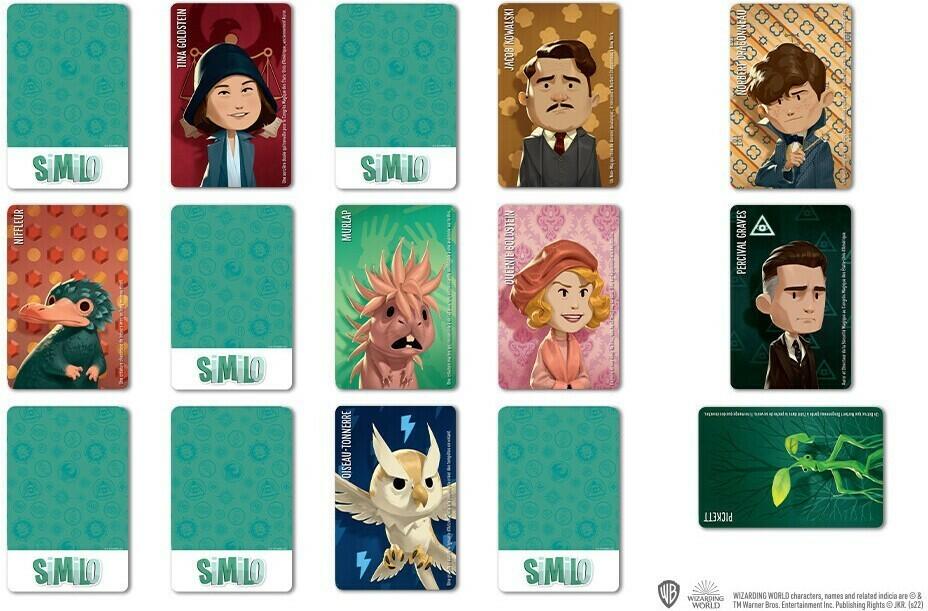 Similo: Les Animaux Fantastiques Cartes