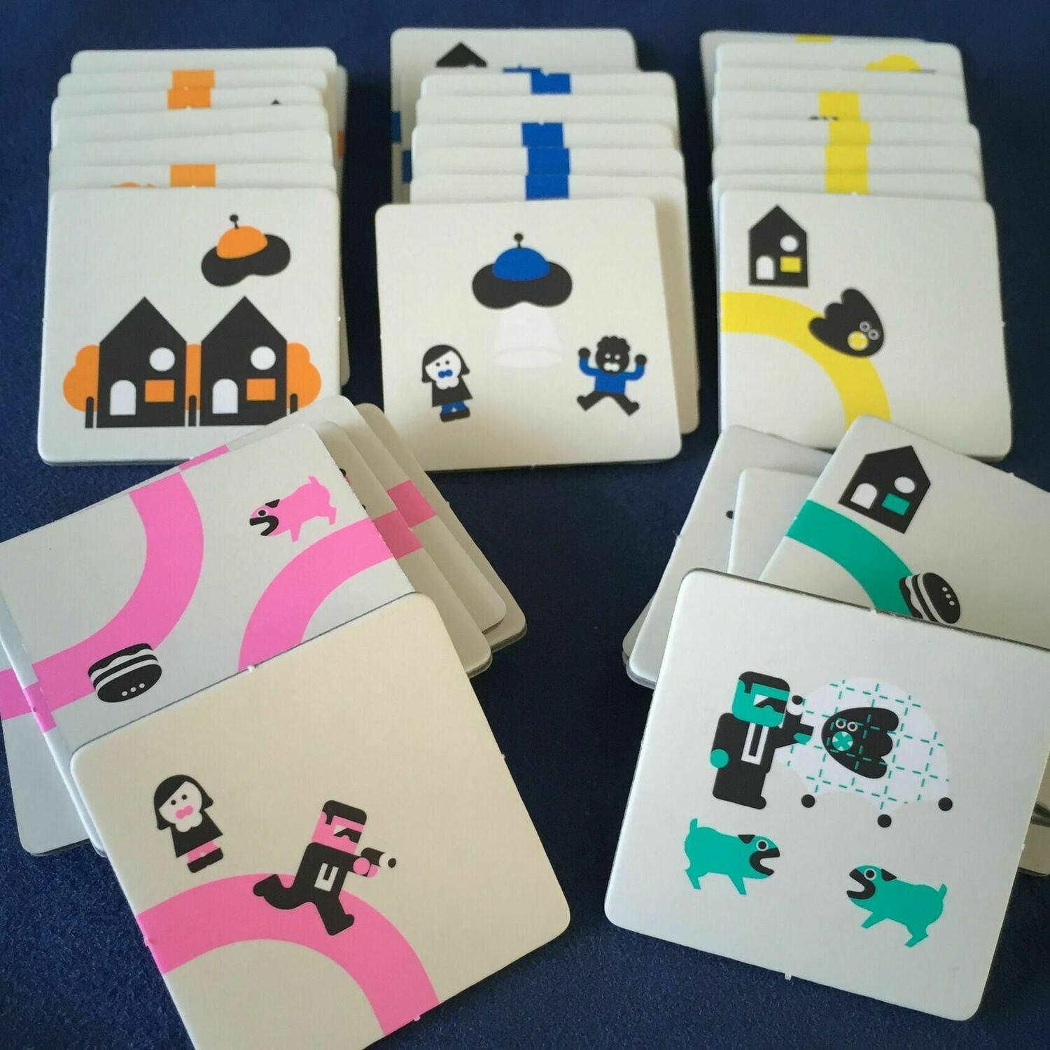 Nine Tiles Panic Cartes